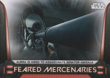 2021 Topps Star Wars Bounty Hunters - Feared Mercenaries #I-A5 Aurra Sing Front