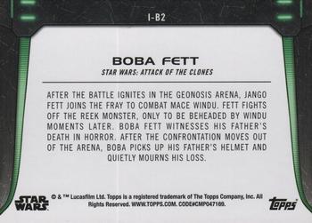 2021 Topps Star Wars Bounty Hunters - Feared Mercenaries #I-B2 Boba Fett Back