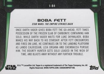 2021 Topps Star Wars Bounty Hunters - Feared Mercenaries #I-B4 Boba Fett Back
