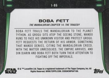 2021 Topps Star Wars Bounty Hunters - Feared Mercenaries #I-B6 Boba Fett Back