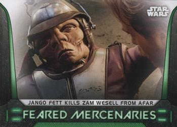 2021 Topps Star Wars Bounty Hunters - Feared Mercenaries #I-J1 Jango Fett Front