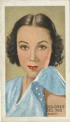 1934 Gallaher Champions of Screen and Stage #9 Dolores Del Rio Front
