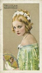 1934 Gallaher Champions of Screen and Stage #21 Tallulah Bankhead Front