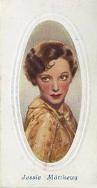 1936 Godfrey Phillips Screen Stars Embossed (Series A) #15 Jessie Matthews Front