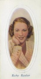 1936 Godfrey Phillips Screen Stars Embossed (Series A) #23 Ruby Keeler Front