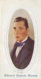 1936 Godfrey Phillips Screen Stars Embossed (Series A) #33 Edward Everett Horton Front