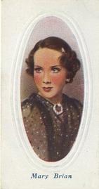 1936 Godfrey Phillips Screen Stars Embossed (Series A) #44 Mary Brian Front