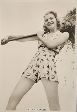 1939 Ardath Photocards Series 9 #40 Sylvia Hansen Front