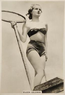 1939 Ardath Photocards Series 9 #41 Eileen Coleman Front