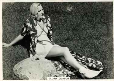 1938 Ardath Photocards Series 8 #13 Gloria Dickson Front