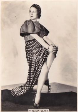 1938 Ardath Photocards Series 8 #34 Virginia Clark Front
