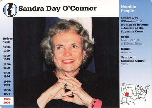 1994-01 Grolier Story of America #1.2 Sandra Day O'Connor Front