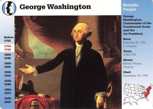 1994-01 Grolier Story of America #3.2 George Washington Front
