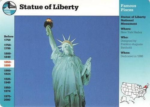 1994-01 Grolier Story of America #3.6 Statue of Liberty Front