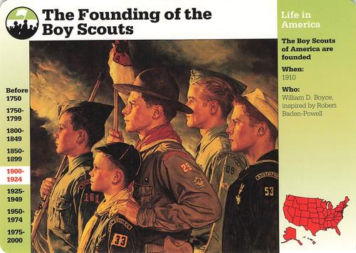 1994-01 Grolier Story of America #5.10 The Founding of the Boy Scouts Front