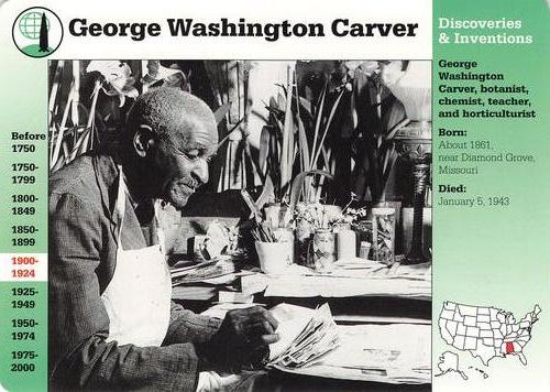 1994-01 Grolier Story of America #5.15 George Washington Carver Front