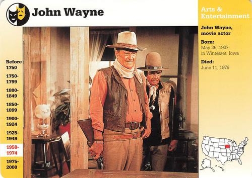 1994-01 Grolier Story of America #5.18 John Wayne Front