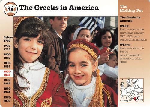 1994-01 Grolier Story of America #5.19 The Greeks in America Front