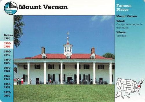 1994-01 Grolier Story of America #6.6 Mount Vernon Front