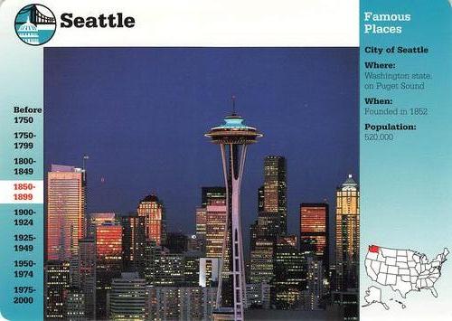 1994-01 Grolier Story of America #8.5 Seattle Front