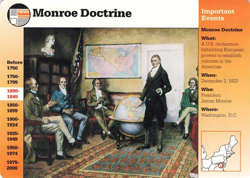 1994-01 Grolier Story of America #9.7 Monroe Doctrine Front