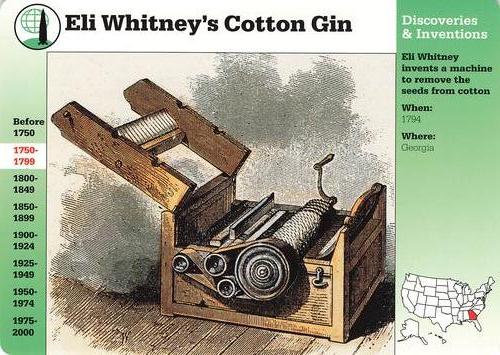 1994-01 Grolier Story of America #9.15 Eli Whitney's Cotton Gin Front