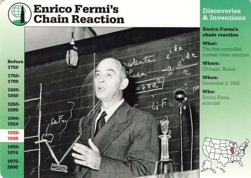 1994-01 Grolier Story of America #9.16 Enrico Fermi's Chain Reaction Front