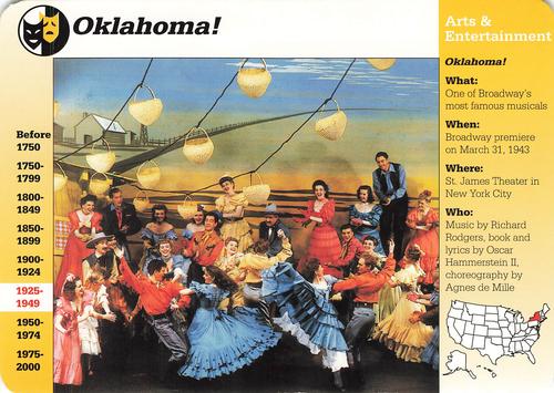 1994-01 Grolier Story of America #10.18 Oklahoma! Front