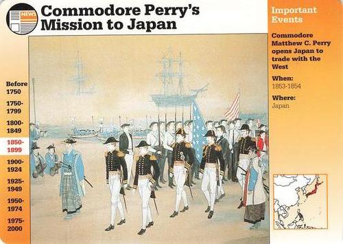 1994-01 Grolier Story of America Cards #11.9 Commodore Perry's Mission to Japan Front
