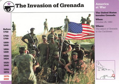 1994-01 Grolier Story of America Cards #11.14 The Invasion of Grenada Front