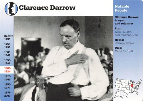 1994-01 Grolier Story of America #12.2 Clarence Darrow Front