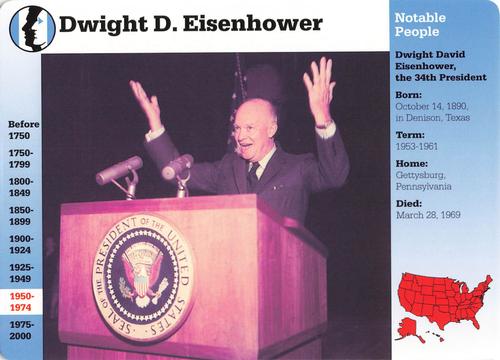 1994-01 Grolier Story of America #13.1 Dwight D. Eisenhower Front