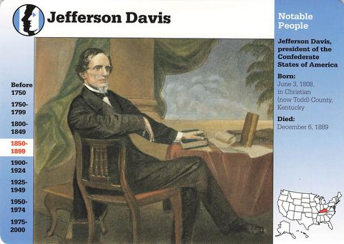 1994-01 Grolier Story of America #14.3 Jefferson Davis Front