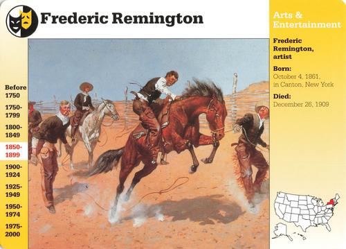 1994-01 Grolier Story of America #15.19 Frederic Remington Front