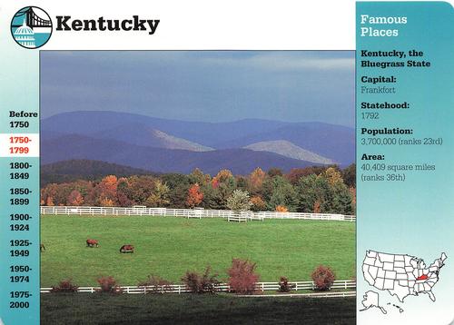 1994-01 Grolier Story of America #16.5 Kentucky Front