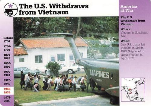 1994-01 Grolier Story of America #16.14 The U.S. Withdraws from Vietnam Front