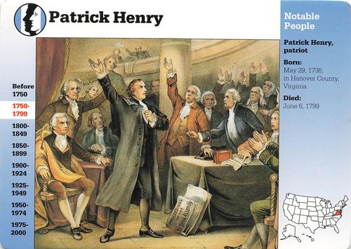 1994-01 Grolier Story of America #17.3 Patrick Henry Front