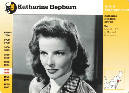 1994-01 Grolier Story of America #17.17 Katharine Hepburn Front