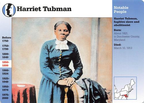 1994-01 Grolier Story of America #18.3 Harriet Tubman Front