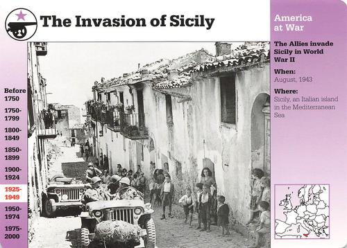 1994-01 Grolier Story of America #18.12 The Invasion of Sicily Front