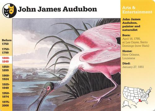 1994-01 Grolier Story of America #18.18 John James Audubon Front