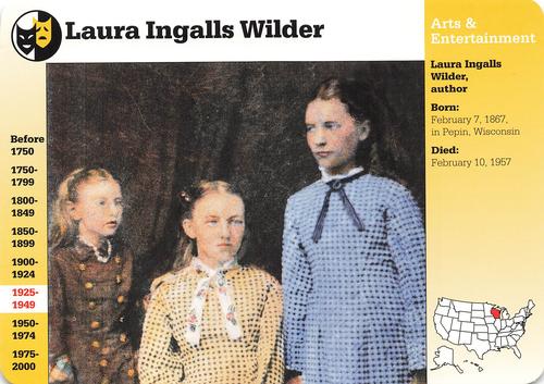 1994-01 Grolier Story of America #22.19 Laura Ingalls Wilder Front