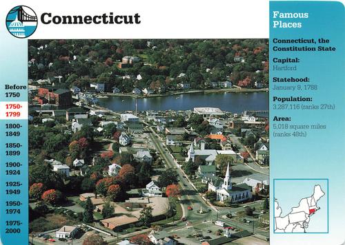 1994-01 Grolier Story of America #23.4 Connecticut Front