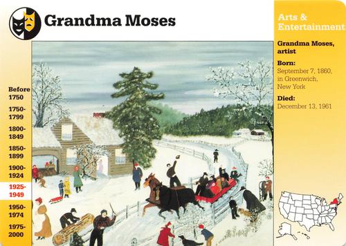 1994-01 Grolier Story of America #26.18 Grandma Moses Front