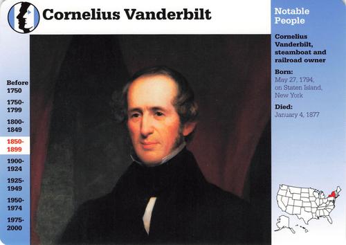 1994-01 Grolier Story of America #28.4 Cornelius Vanderbilt Front