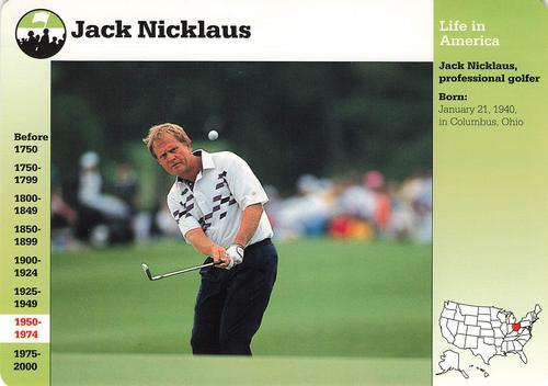 1994-01 Grolier Story of America #28.12 Jack Nicklaus Front