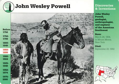 1994-01 Grolier Story of America #28.16 John Wesley Powell Front