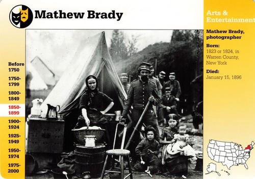 1994-01 Grolier Story of America #28.19 Mathew Brady Front