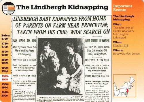 1994-01 Grolier Story of America #29.8 The Lindbergh Kidnapping Front