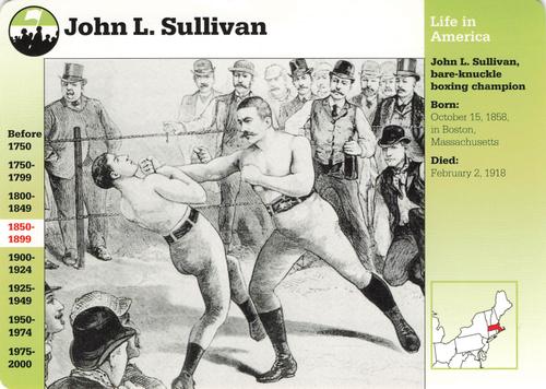 1994-01 Grolier Story of America #29.11 John L. Sullivan Front